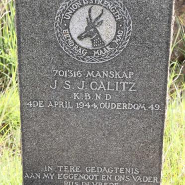CALITZ J.S.J.  -1944