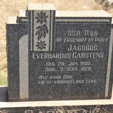 CARSTENS Jacobus Everhardus 1885-1920