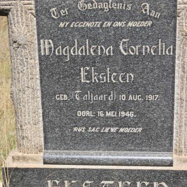 EKSTEEN Magdalena Cornelia geb TALJAARD 1917-1946