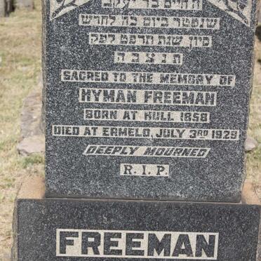 FREEMAN Hyman 1958-1929