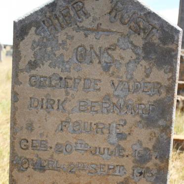 FOURIE Dirk Bernard 1847-1915