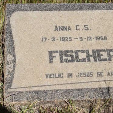 FISCHER Anna G.S. 1925-1968