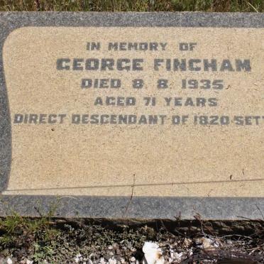 FINCHAM George -1935