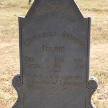 FOURIE Catharina Johanna 1878-1907