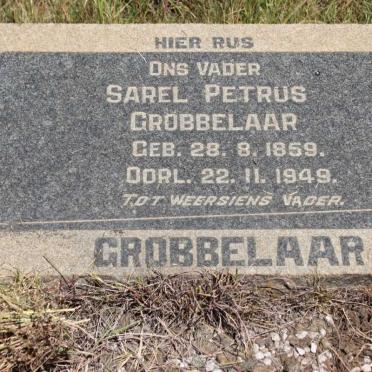 GROBBELAAR Sarel Petrus 1859-1949