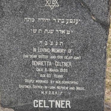GELTNER Henritta  -1950