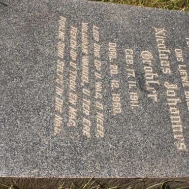 GROBLER Nicolaas Johannes 1911-1960