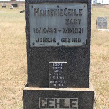 GEHLE Marretje 1884-1921 :: Hendrik Siegfried 1921-1986