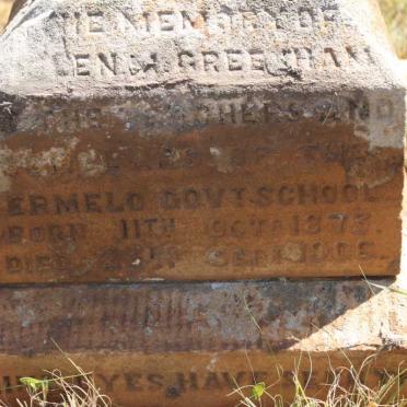 GRESTHAM E.N.M. 1873-1906