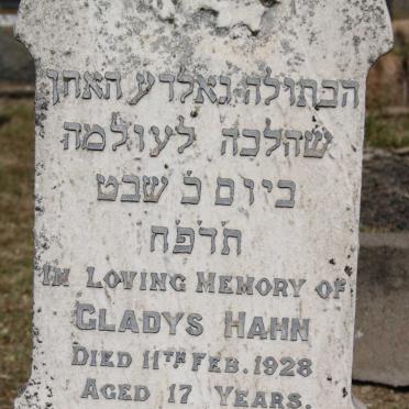 HAHN Gladys -1928