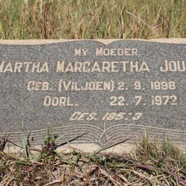 JOUBERT Martha Margaretha nee VILJOEN 1898-1972