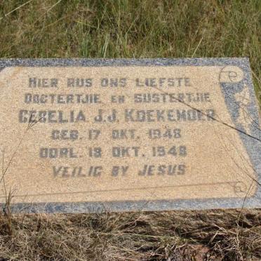 KOEKEMOER Cecelia J.J. 1948-1948