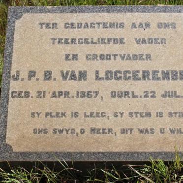 LOGGERENBERG J.P.B., van 1867-1947