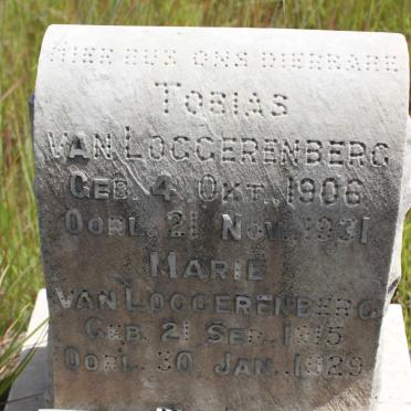 LOGGERENBERG Tobias, van 1906-1931:: LOGGERENBERG Marie, van 1915-1929