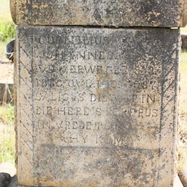 MERWE Cornelius Johannes, v.d. 1880-1937