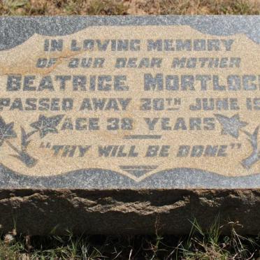 MORTLOCK Beatrice -1919