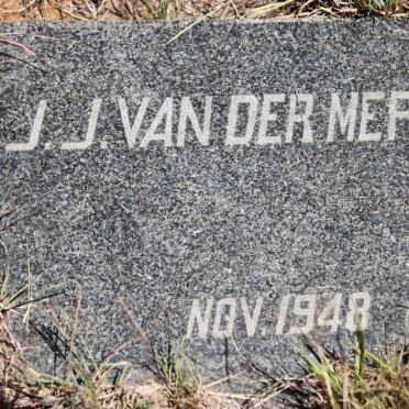 MERWE J.J., van der 1948
