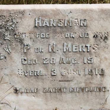 MERTS Hansman 1911-1918