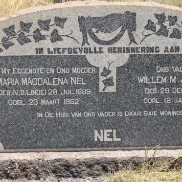 NEL Willem M.J. 1880-1965 &amp; Maria Magdalena v.d. LINDE 1889-1962