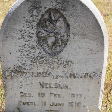 NELSON Gertruida Johanna 1917-1918