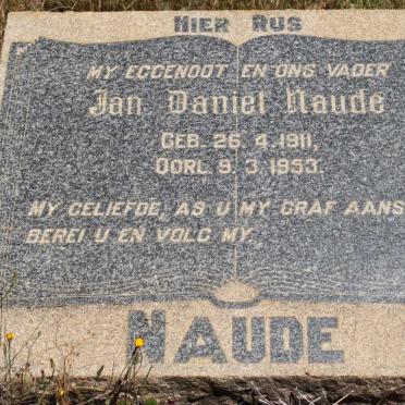 NAUDE Jan Daniel 1911-1953