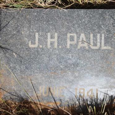 PAUL J.H. -1941
