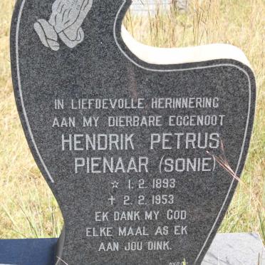PIENAAR Hendrik Petrus 1893-1953