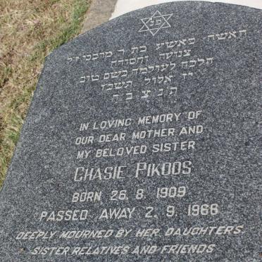 PIKOOS Chasie 1909-1968