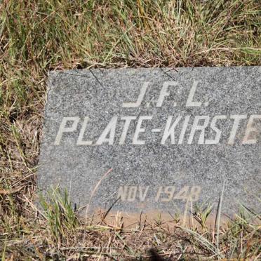 PLATE-KIRSTEN J.F.L. -1948