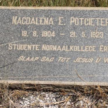 POTGIETER Magdalena E. 1904-1923