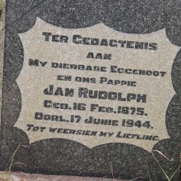 RUDOLPH Jan 1875-1944