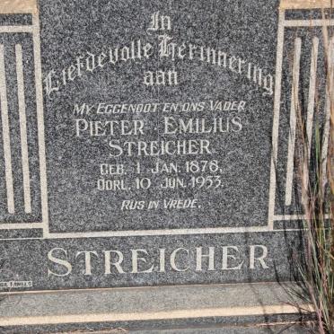 STREICHER Pieter Emilius 1878-1953
