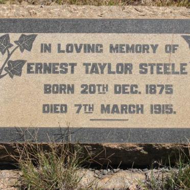 STEELE Ernest Taylor 1875-1915