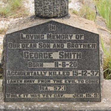 SMITH George 1920-1937