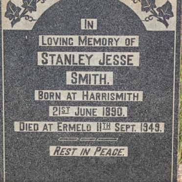 SMITH Stanley Jesse 1890-1949