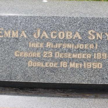 SNYMAN Emma Jacoba nee RIJFSNIJDER 1894-1950