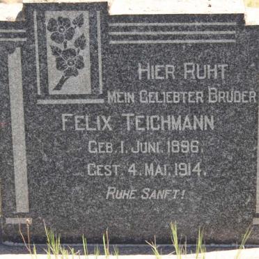 TEICHMANN Felix 1896-1914