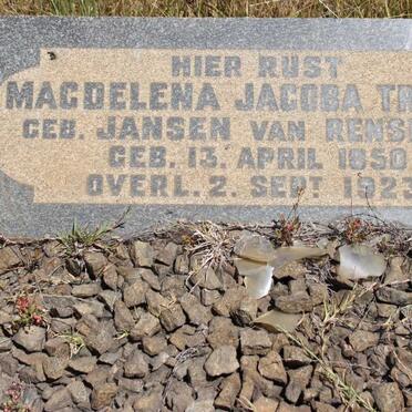TRUTER Magdelena Jacoba nee Jansen van RENSBURG 1850-1923