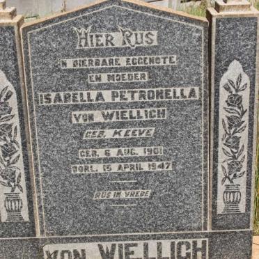 WIELLIGH Isabella Petronella, von geb KEEVE 1901-1947