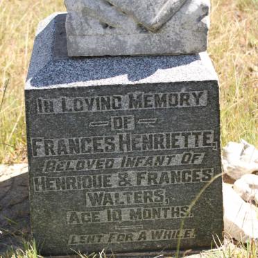 WALTERS Francis Henriette