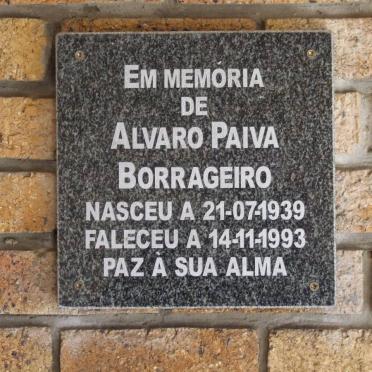 BORRAGEIRO Alvaro Paiva 1939-1993