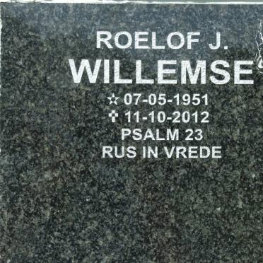 WILLEMSE Roelof J. 1951-2012