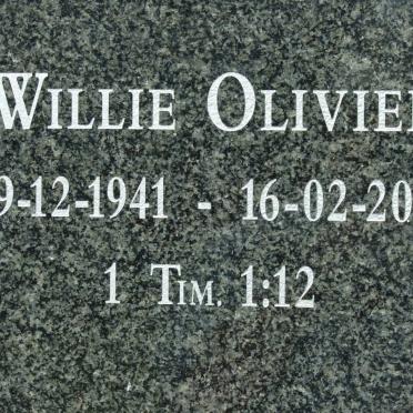 OLIVIER Willie 1941-2010