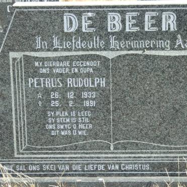 BEER Petrus Rudolph, de 1933-1991