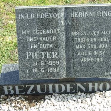 BEZUIDENHOUT Pieter 1899-1996