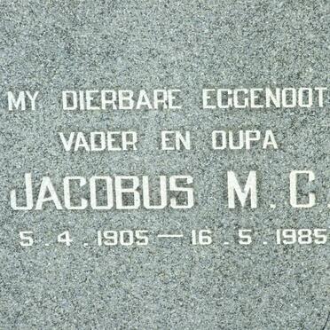 EHLERS Jacobus M.C. 1905-1985 &amp; Jacomina L.F.J. 1909-1989