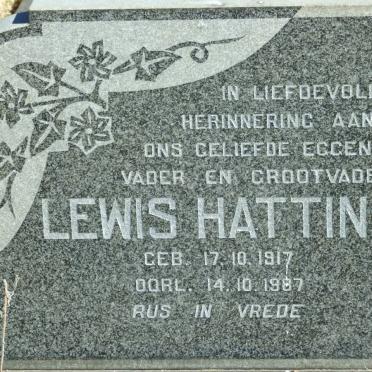 HATTINGH Lewis 1917-1987