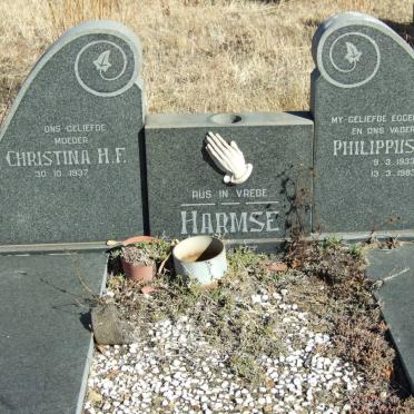 HARMSE Philippus J. 1933-1983 &amp; Christina H.F. 1937-