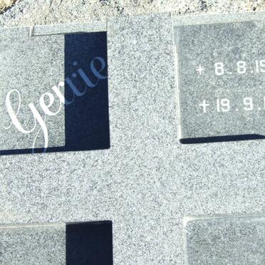 HUYSSTEEN Gerrie, van 1924-1991