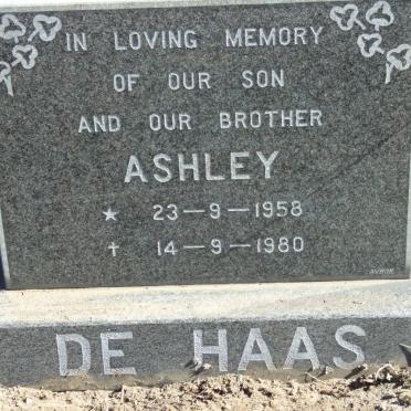HAAS Ashley, de 1958-1980